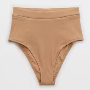 NWT Aerie Ribbed High Cut Cheeky Bikini Bottom